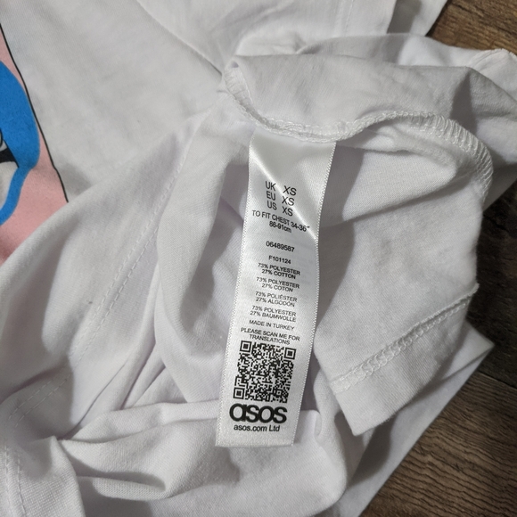 ASOS Designer Tee Size XS Boxy Fit - Picture 4 of 5